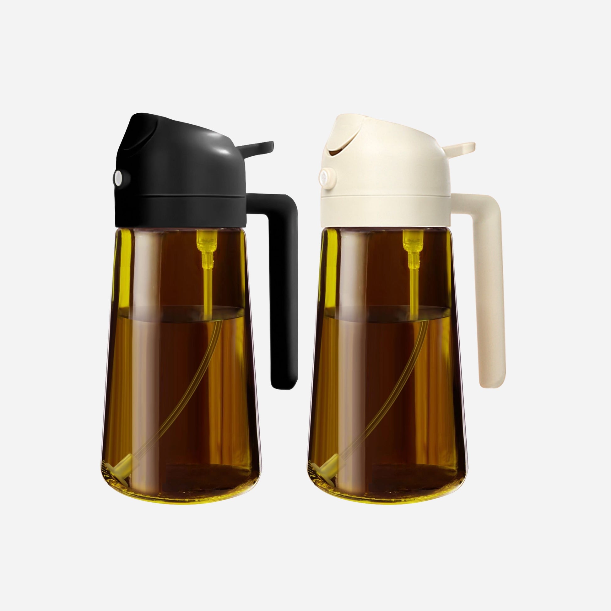 best 2 in 1 glass oil sprayer and dispenser for air fryer