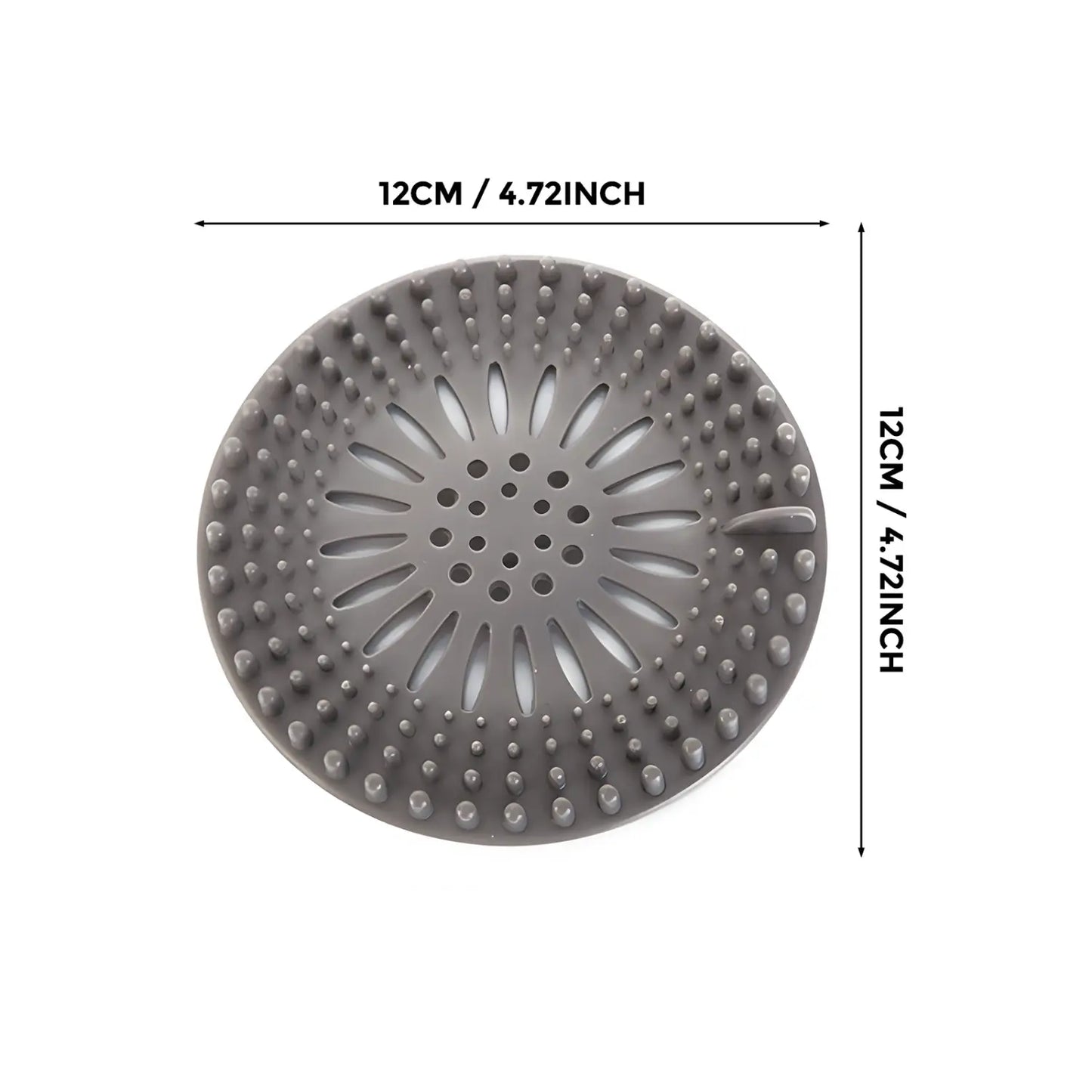 Silicone Shower Drain Hair Catcher & Sink Strainer