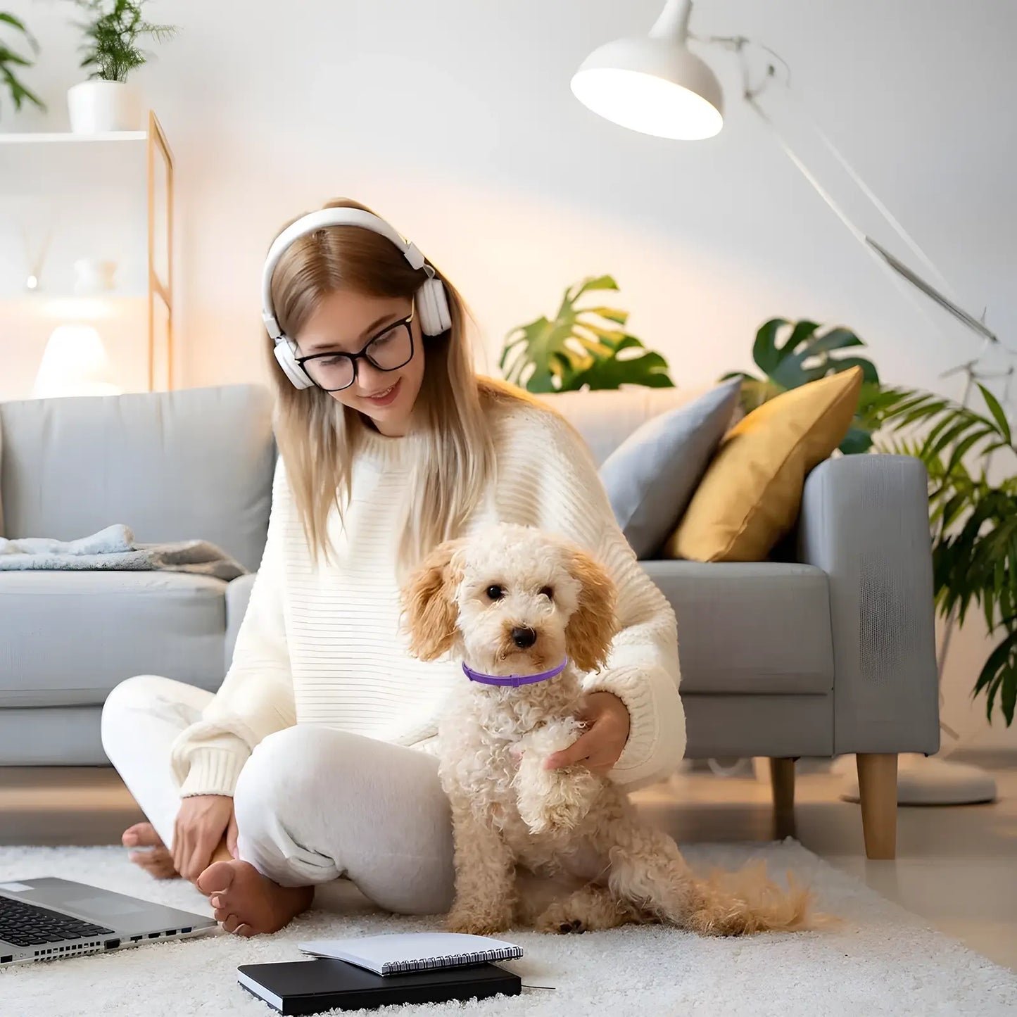 3-Pack Dog Calming Collars for Anxiety & Stress Relief