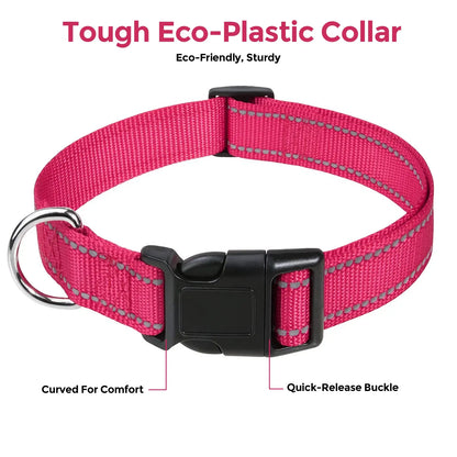 Cotton Breakaway Cat Collar with Strawberry Pendant Pink