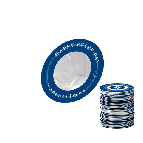Eco-friendly Disposable Espresso Coffee Filters 50pcs (Blue)