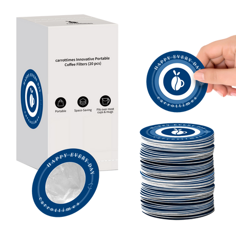 Eco-friendly Disposable Espresso Coffee Filters 50pcs (Blue)