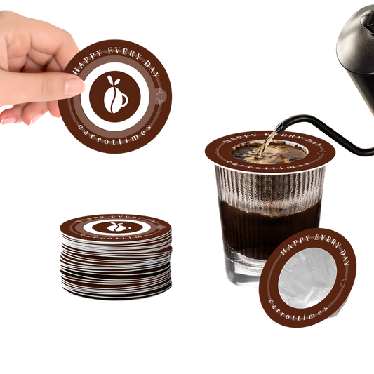 Eco-friendly Disposable Espresso Coffee Filters 20pcs (Brown)