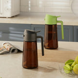 dark glass oil sprayer black& green