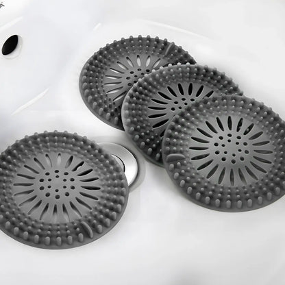 Silicone Shower Drain Hair Catcher & Sink Strainer