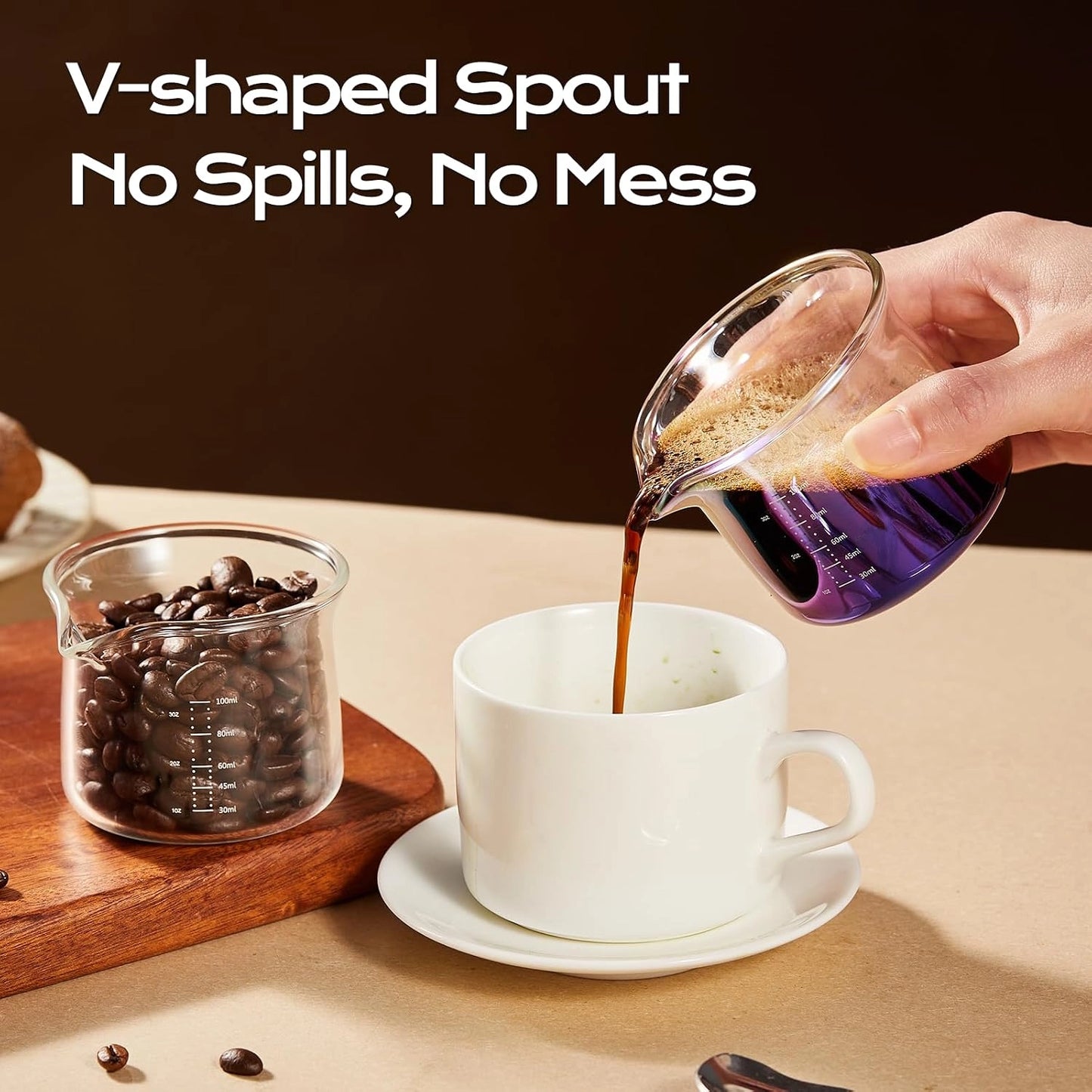Double-Scale Iridescent Espresso Cup
