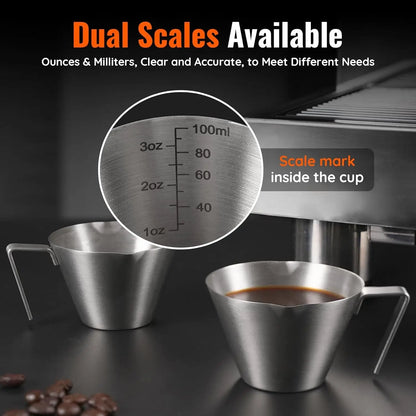 Stainless Steel Espresso Shot Cup