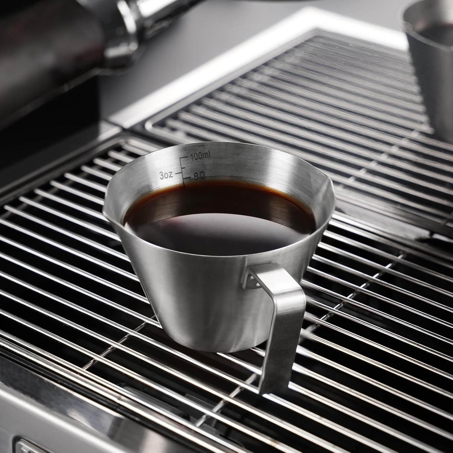 Silver Metal Espresso Shot Cup