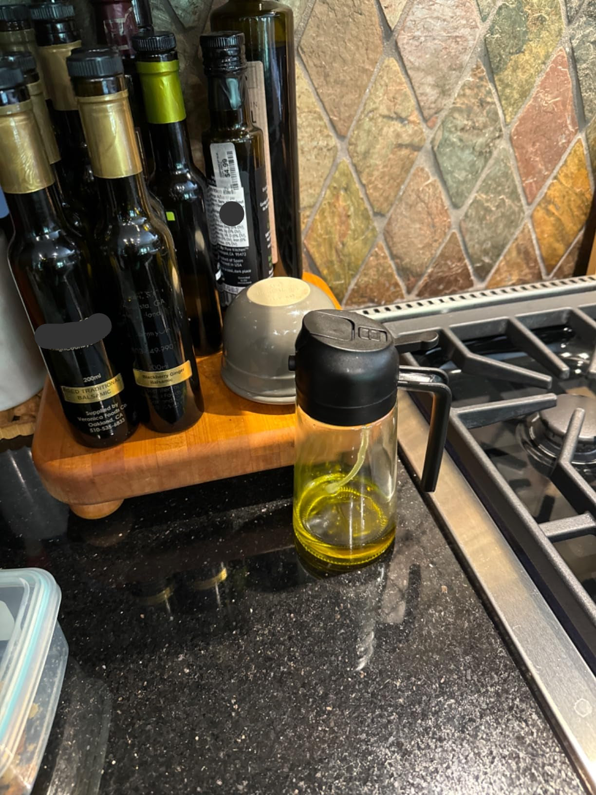 glass oil spray bottle 