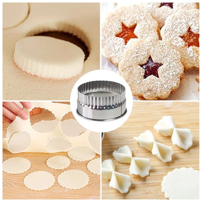 3-Piece Stainless Steel Biscuit & Cookie Cutter Set