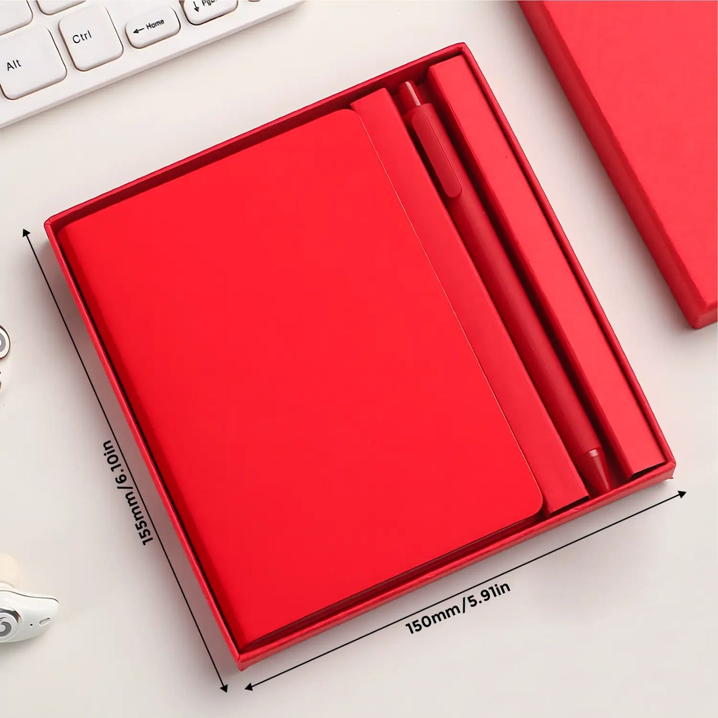 Mini PU Leather Pocket Notebook, Blank Travel Journal
