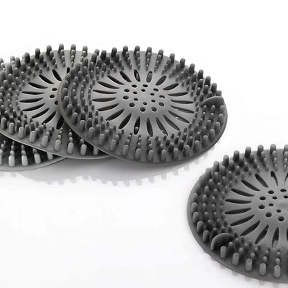 Silicone Shower Drain Hair Catcher & Sink Strainer