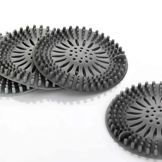 Silicone Shower Drain Hair Catcher & Sink Strainer