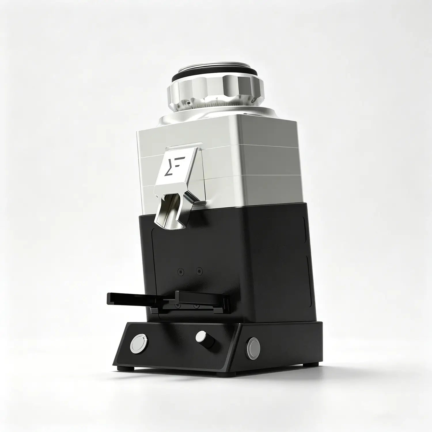 Silver Black 80mm Burr Coffee Grinder