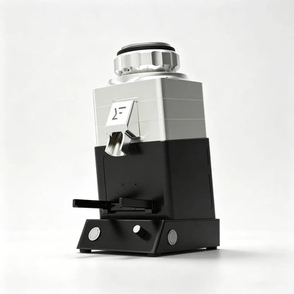 Silver Black 80mm Burr Coffee Grinder