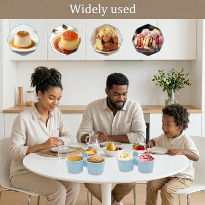 Reusable Silicone Air Fryer Baking Cups, Nonstick Muffin Molds
