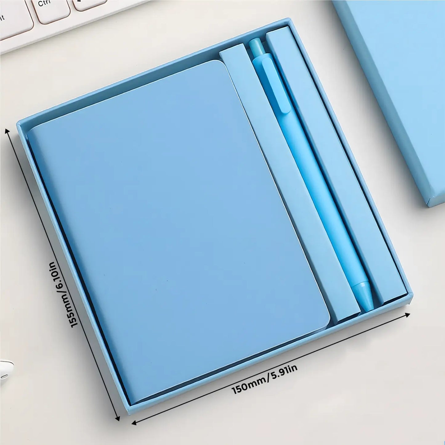 Mini PU Leather Pocket Notebook, Blank Travel Journal