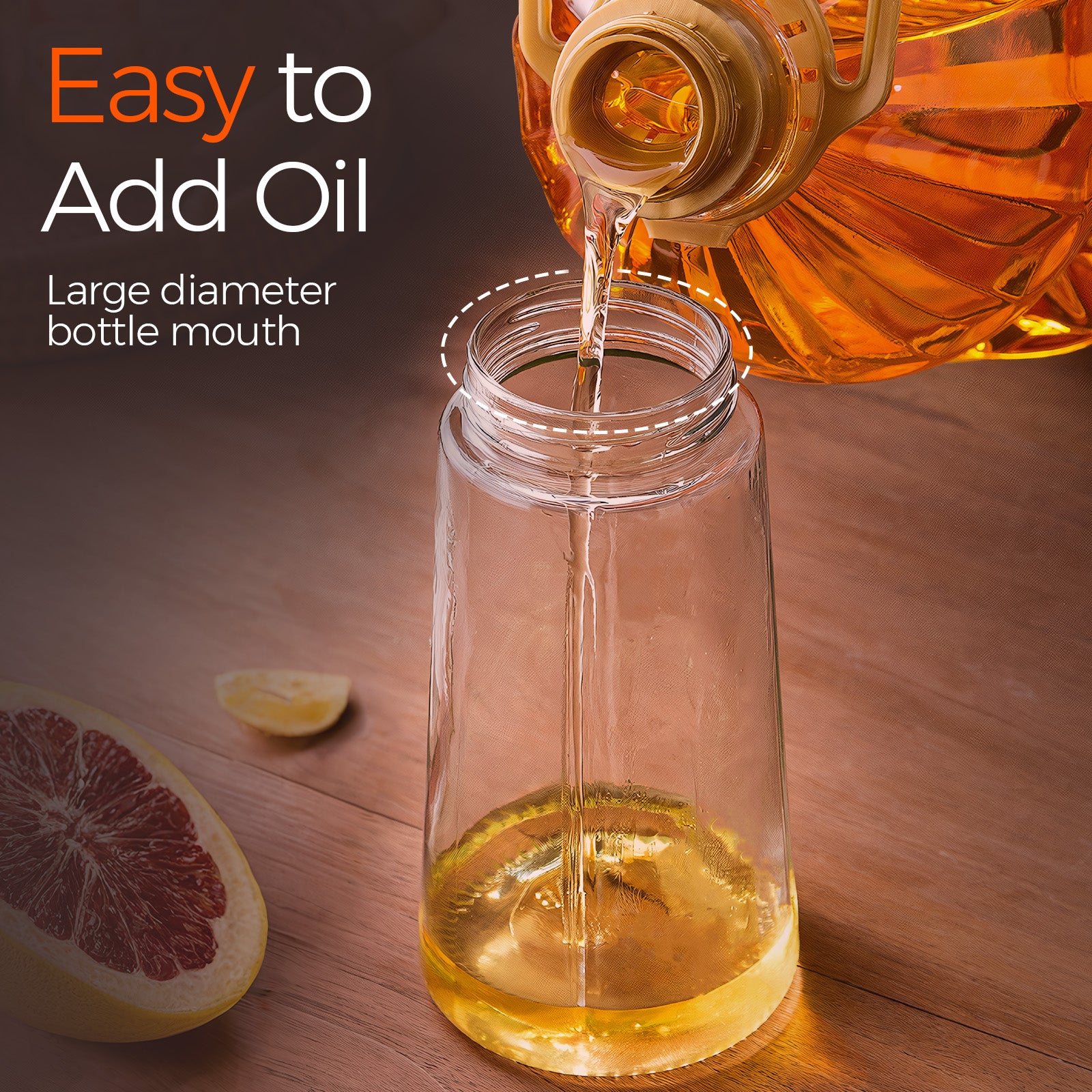 Oil Sprayer Bottle Easy to Add Green