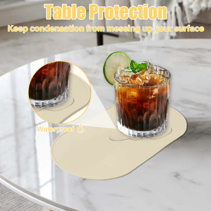 Silicone Coaster Set for Coffee Bar & Home Decor
