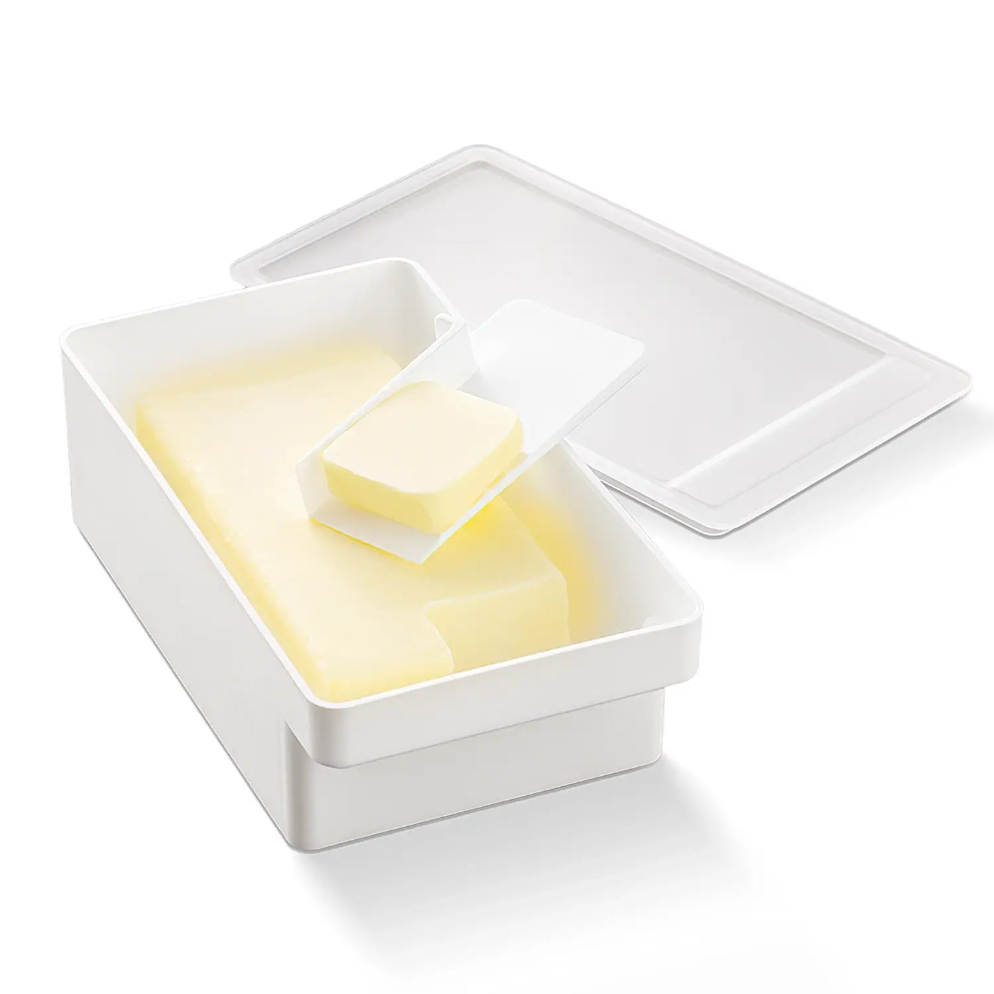 9oz Butter Dish with Lid & Cutter