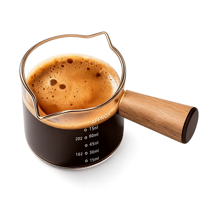 yarramate Double-mouthed coffee cup with wood handles
