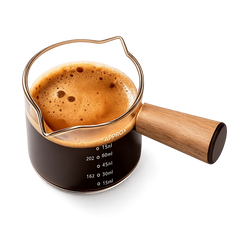 yarramate Double-mouthed coffee cup with wood handles