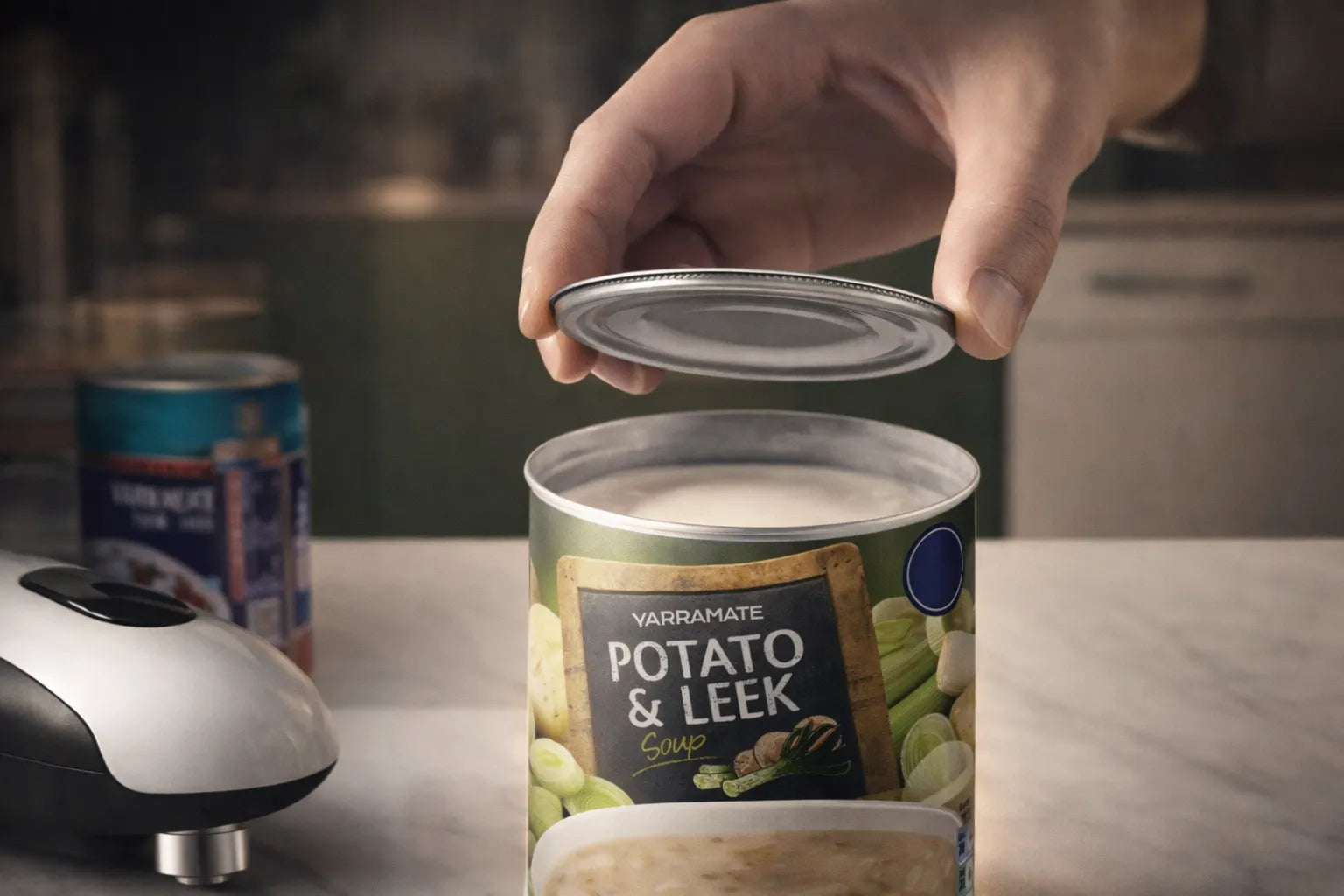 The safety bevel ensures you won't get hurt.