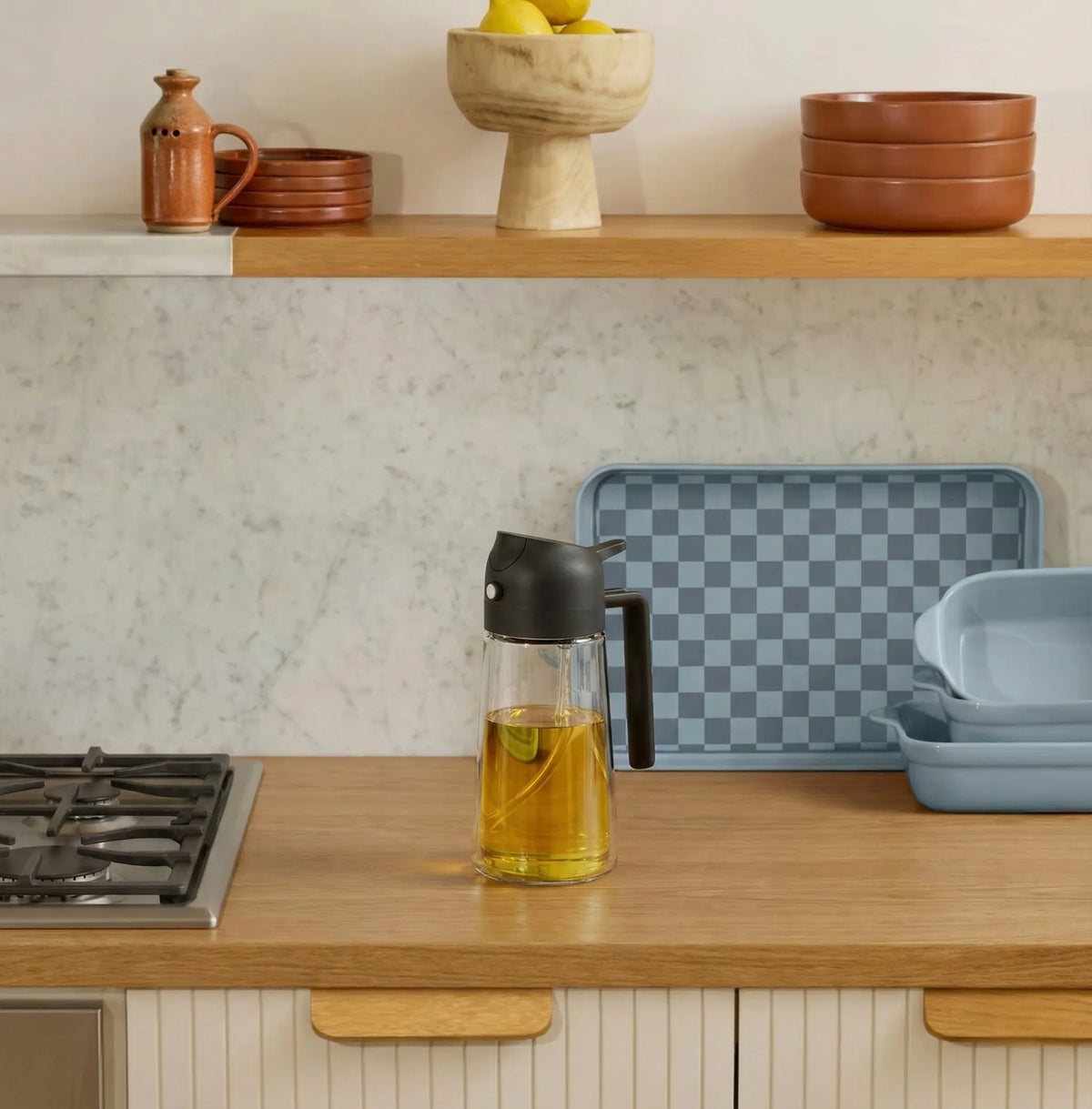 yarramate kitchen oil mister on the bar