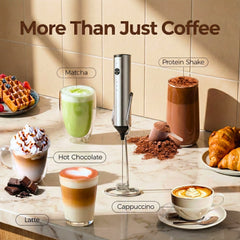 yarramate hand frother, handheld frother for metcha, protein shake, hot chocolate
