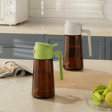 dark glass oil sprayer green& white