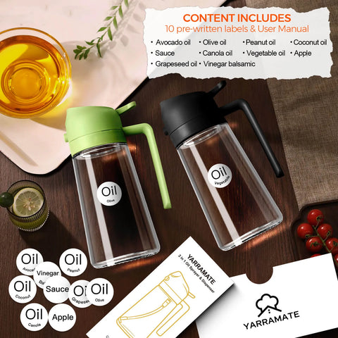 kitchen oil spritzer with strickers