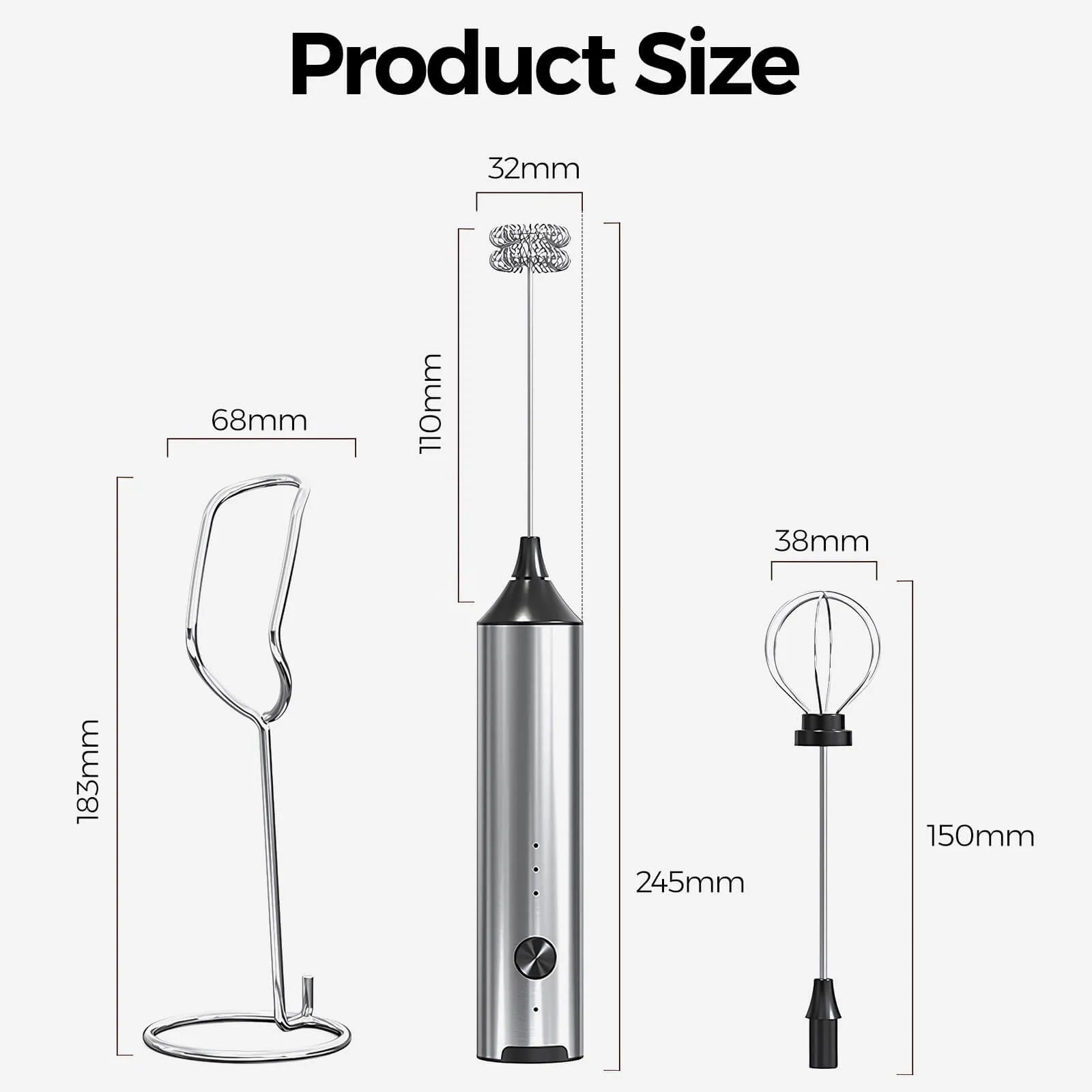 electric frother handheld milk frother
