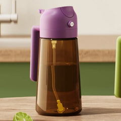 dark glass oil sprayer purple