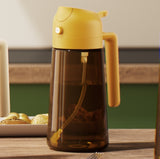 dark glass oil sprayer orange