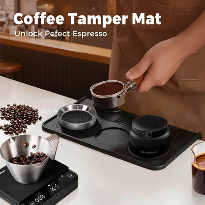 Silicone Espresso Tamping Mat, Coffee Tamper Station
