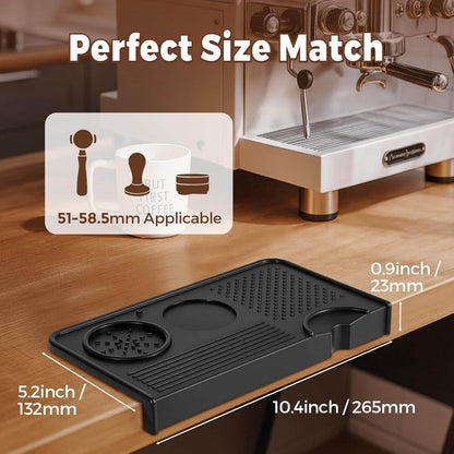 Silicone Espresso Tamping Mat, Coffee Tamper Station
