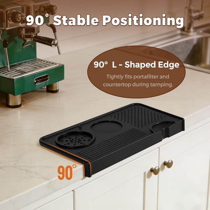 Silicone Espresso Tamping Mat, Coffee Tamper Station