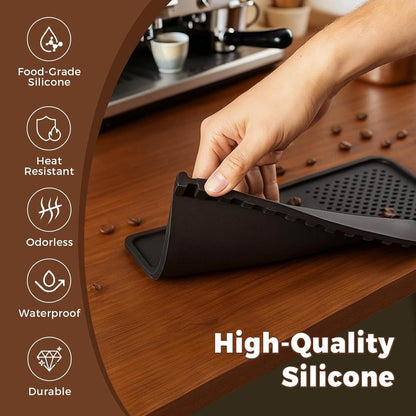 Silicone Espresso Tamping Mat, Coffee Tamper Station
