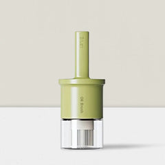 Glass Oil Dispenser Bottle – 10oz with Food-Grade Silicone Brush (Green)