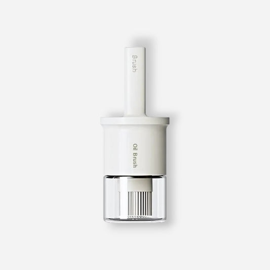 Glass Oil Dispenser Bottle with Silicone Food Grade Brush