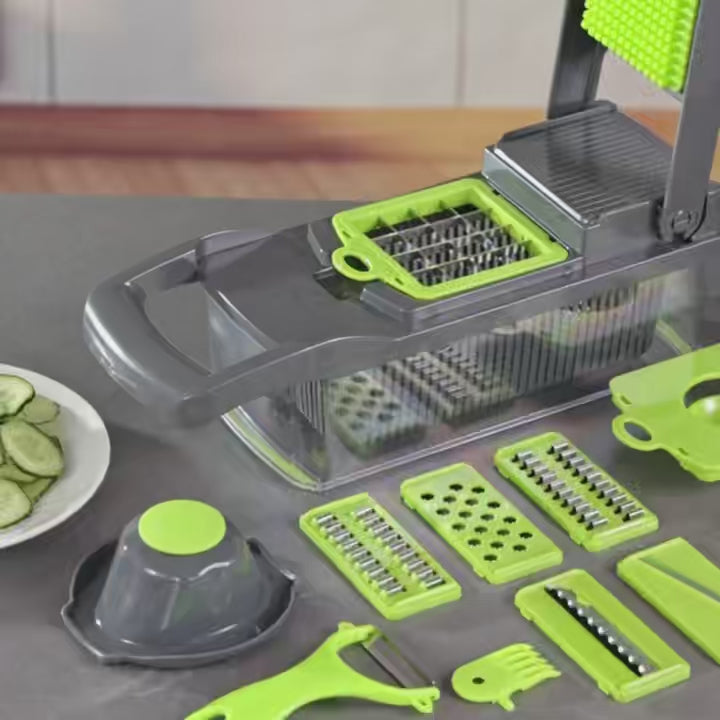 16-in-1 Multifunctional Vegetable Chopper with Container