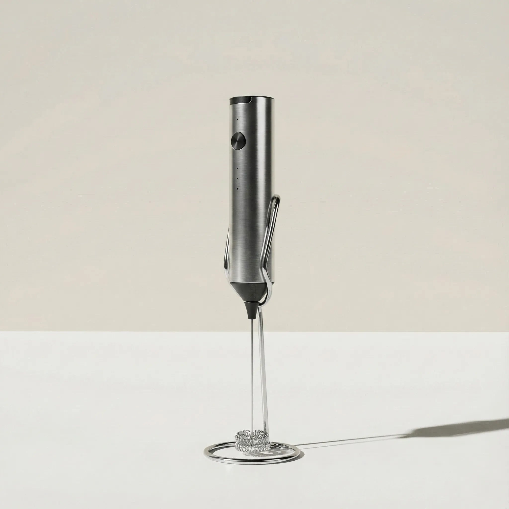yarramate milk frother on the table